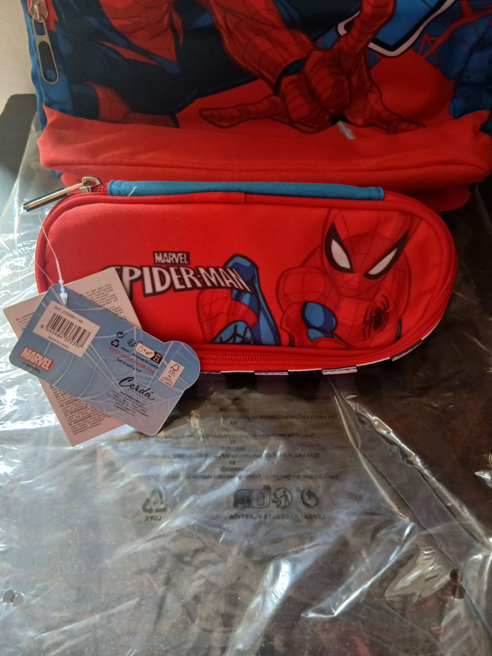 Mochila Spiderman com sua bolsa – photo 2